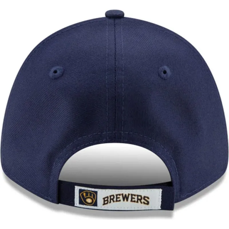 justerbar-morkebla-buet-kasket-9forty-the-league-milwaukee-brewers-mlb-fra-new-era