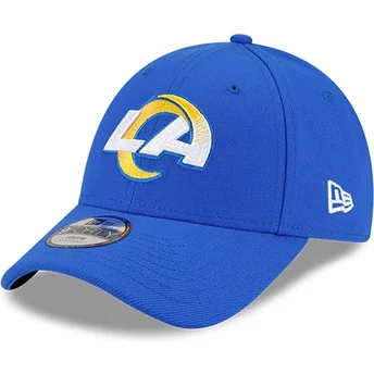 Шапка извита синя регулируем за деца 9FORTY The League на Los Angeles Rams NFL от New Era