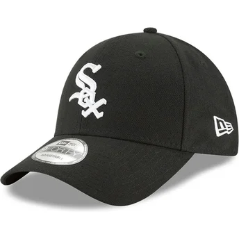 Casquette courbée noire ajustable pour enfant 9FORTY The League Chicago White Sox MLB New Era