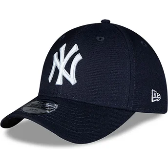 Casquette courbée bleue marine ajustable pour enfant 9FORTY The League New York Yankees MLB New Era