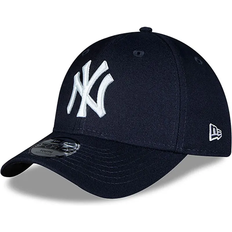shapka-izvita-tmnosin-reguliruem-za-deca-9forty-the-league-na-new-york-yankees-mlb-ot-new-era