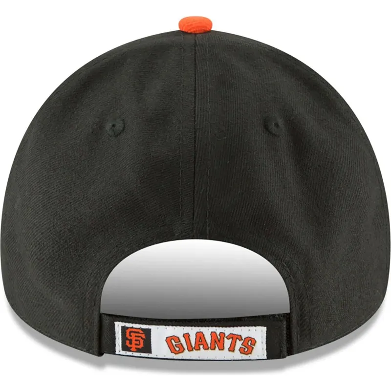 shapka-izvita-cherna-reguliruem-za-deca-9forty-the-league-na-san-francisco-giants-mlb-ot-new-era