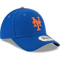 new-era-curved-brim-youth-9forty-the-league-new-york-mets-mlb-blue-adjustable-cap