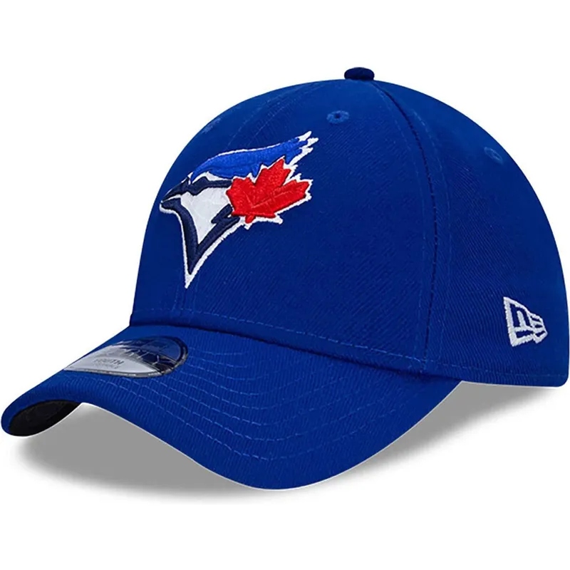 9forty-the-league-toronto-blue-jays-mlb-new-era-verstellbare-blaue-kinderkappe-mit-gebogenem-schirm