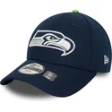 9forty-the-league-seattle-seahawks-nfl-new-era-justerbar-marinebla-buet-kasket-til-drenge