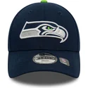 new-era-izvita-periferiya-youth-9forty-the-league-seattle-seahawks-nfl-tmnosinya-reguliruema-shapka