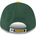 new-era-izvita-periferiya-detska-9forty-the-league-green-bay-packers-nfl-zelena-reguliruema-shapka