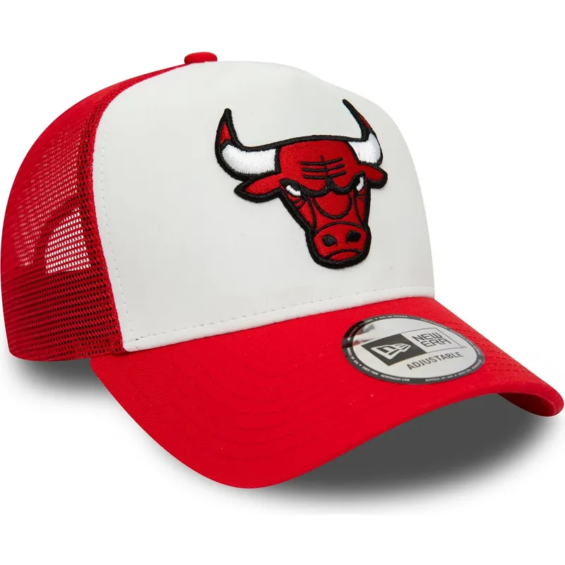 new-era-chicago-bulls-nba-a-frame-team-colour-hvid-og-rod-trucker-cap