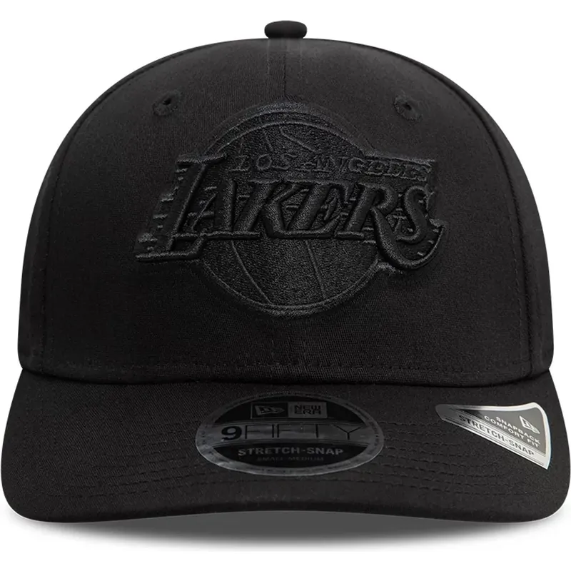 shapka-izvita-cherna-snapbek-9fifty-stretch-snap-na-los-angeles-lakers-nba-ot-new-era