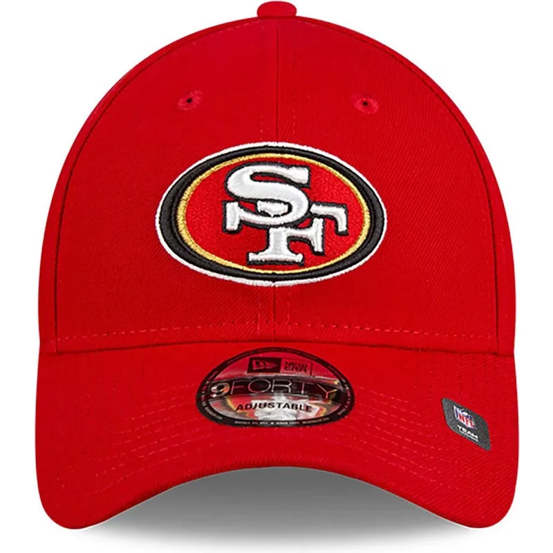 shapka-izvita-chervena-reguliruem-9forty-the-league-team-colour-na-san-francisco-49ers-nfl-ot-new-era