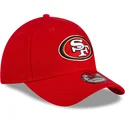 new-era-curved-brim-9forty-the-league-team-colour-san-francisco-49ers-nfl-red-adjustable-cap