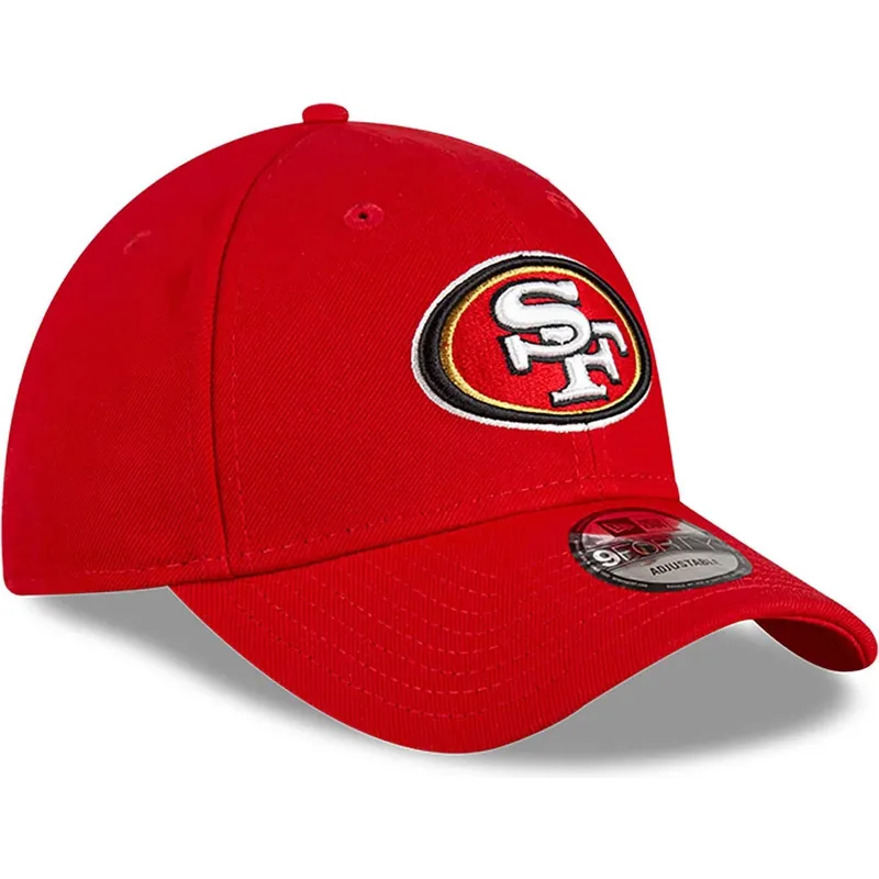 shapka-izvita-chervena-reguliruem-9forty-the-league-team-colour-na-san-francisco-49ers-nfl-ot-new-era