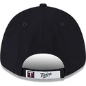 marineblaue-verstellbare-curved-cap-9forty-the-league-der-minnesota-twins-mlb-von-new-era