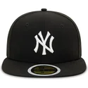 casquette-plate-noire-ajustee-pour-enfant-59fifty-new-york-yankees-mlb-new-era