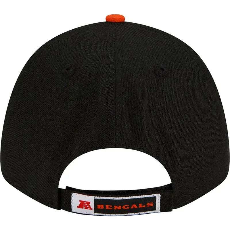 shapka-izvita-cherna-reguliruem-za-deca-9forty-the-league-na-cincinnati-bengals-nfl-ot-new-era
