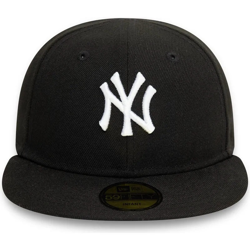 flad-sort-fitted-kasket-til-dreng-59fifty-my-first-fra-new-york-yankees-mlb-fra-new-era
