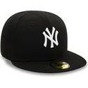 flad-sort-fitted-kasket-til-dreng-59fifty-my-first-fra-new-york-yankees-mlb-fra-new-era