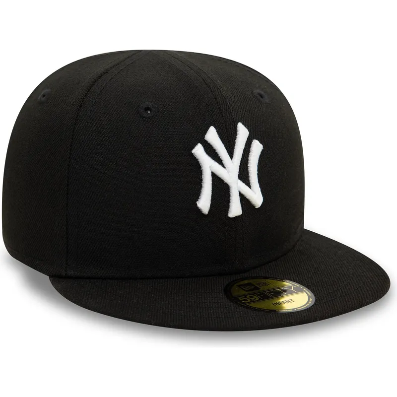 shapka-ploska-cherna-prilepnala-za-deca-59fifty-my-first-na-new-york-yankees-mlb-ot-new-era