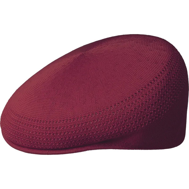 kangol-tropic-504-ventair-cranberry-maroon-ploska-shapka