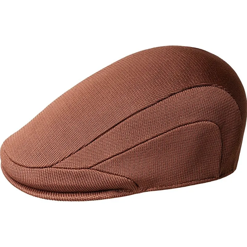 kangol-tropic-507-mahogany-brown-flat-cap