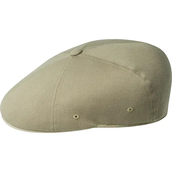 Kangol Wool Flexfit 504 Taupe Beige Плоска Шапка