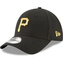 sort-justerbar-9forty-the-league-kasket-med-buet-skygge-fra-pittsburgh-pirates-mlb-fra-new-era