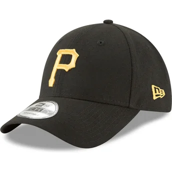 Шапка извита черна регулируем 9FORTY The League на Pittsburgh Pirates MLB от New Era