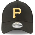 sort-justerbar-curved-kasket-9forty-the-league-fra-pittsburgh-pirates-mlb-fra-new-era