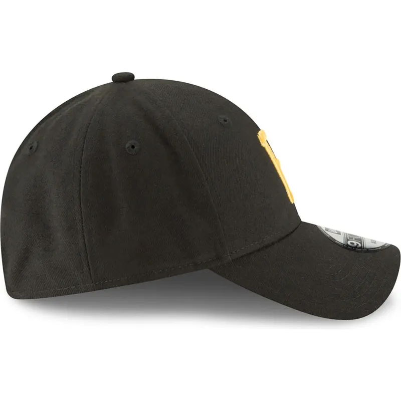 sort-justerbar-curved-kasket-9forty-the-league-fra-pittsburgh-pirates-mlb-fra-new-era