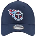 justerbar-marinebla-kurvet-kasket-9forty-the-league-fra-tennessee-titans-nfl-fra-new-era