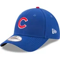 new-era-curved-brim-9forty-the-league-chicago-cubs-mlb-adjustable-cap-verstellbar-schwarz