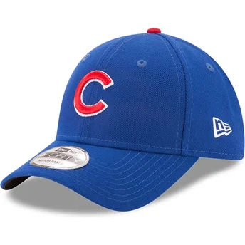 Justerbar blå buet kasket 9FORTY The League fra Chicago Cubs MLB fra New Era