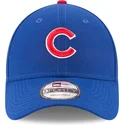 verstellbare-blaue-9forty-curved-cap-the-league-der-chicago-cubs-mlb-von-new-era