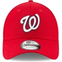 shapka-izvita-chervena-reguliruema-9forty-the-league-na-washington-nationals-mlb-ot-new-era