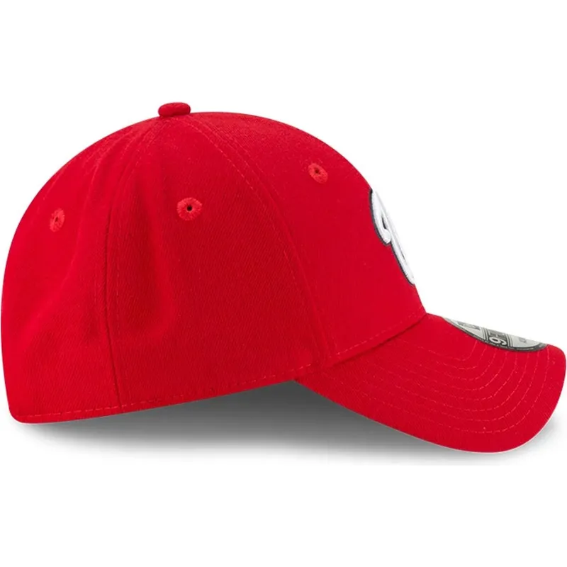 shapka-izvita-chervena-reguliruem-9forty-the-league-na-washington-nationals-mlb-ot-new-era