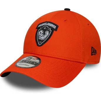 New Era Извита Козирка 9FORTY Core Aniquiladores FC Kings League Оранжева Регулируема Шапка