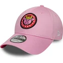 casquette-courbee-rose-ajustable-9forty-core-porcinos-fc-kings-league-new-era