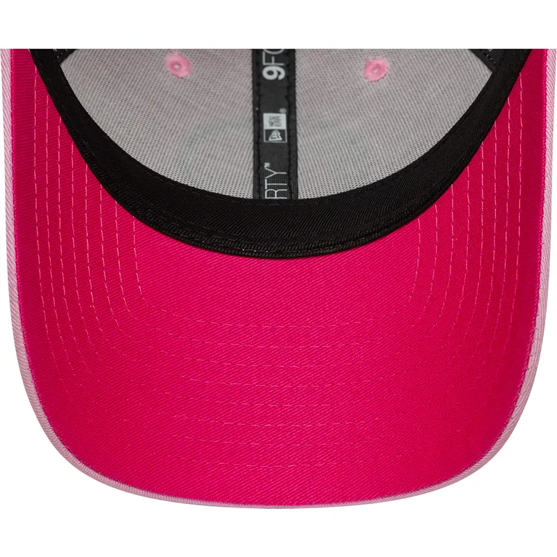 rosa-verstellbare-curved-cap-9forty-core-von-porcinos-fc-kings-league-von-new-era