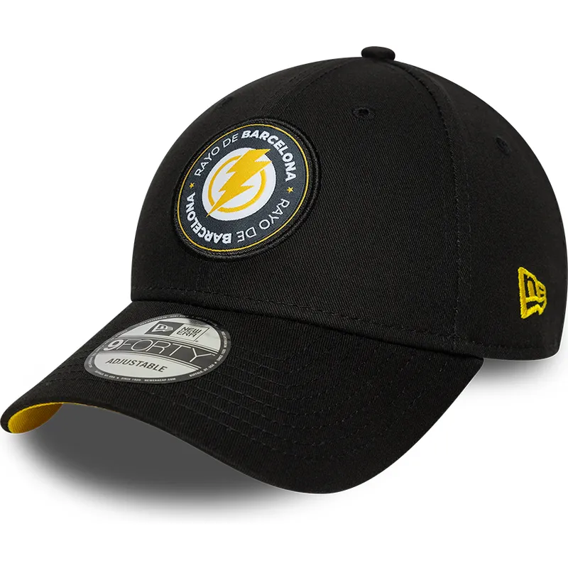 schwarze-verstellbare-curved-cap-9forty-core-von-rayo-de-barcelona-kings-league-von-new-era