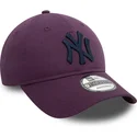 shapka-izvita-violetka-reguliruem-9twenty-league-essential-na-new-york-yankees-mlb-ot-new-era