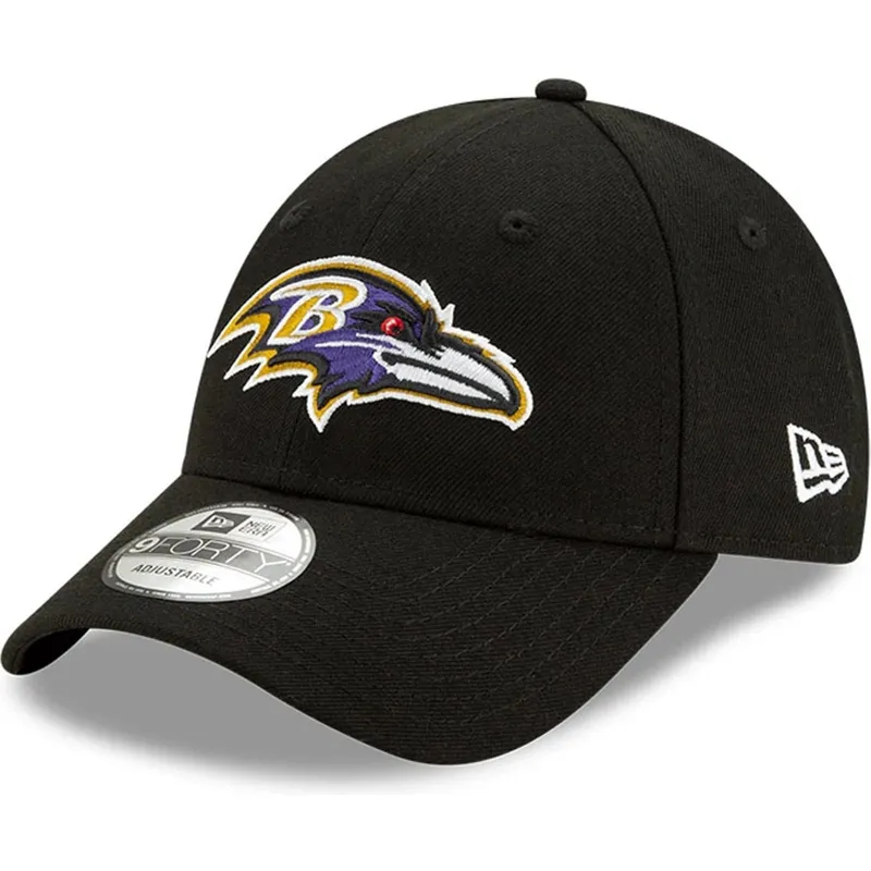shapka-izvita-cherna-reguliruem-9forty-the-league-na-baltimore-ravens-nfl-ot-new-era