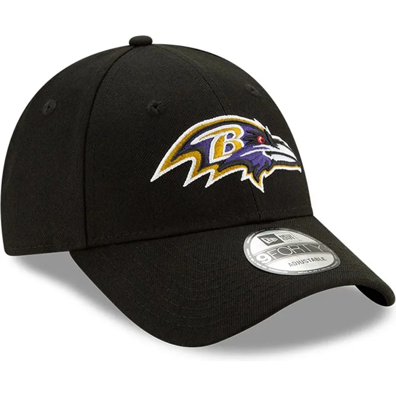 shapka-izvita-cherna-reguliruem-9forty-the-league-na-baltimore-ravens-nfl-ot-new-era