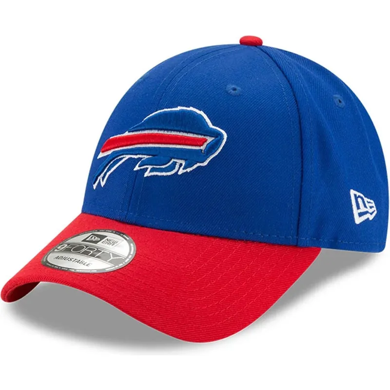 justerbar-bla-og-rod-buet-kasket-9forty-the-league-fra-buffalo-bills-nfl-af-new-era