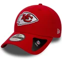 chervena-izvita-reguliruema-shapka-9forty-the-league-na-kansas-city-chiefs-nfl-ot-new-era