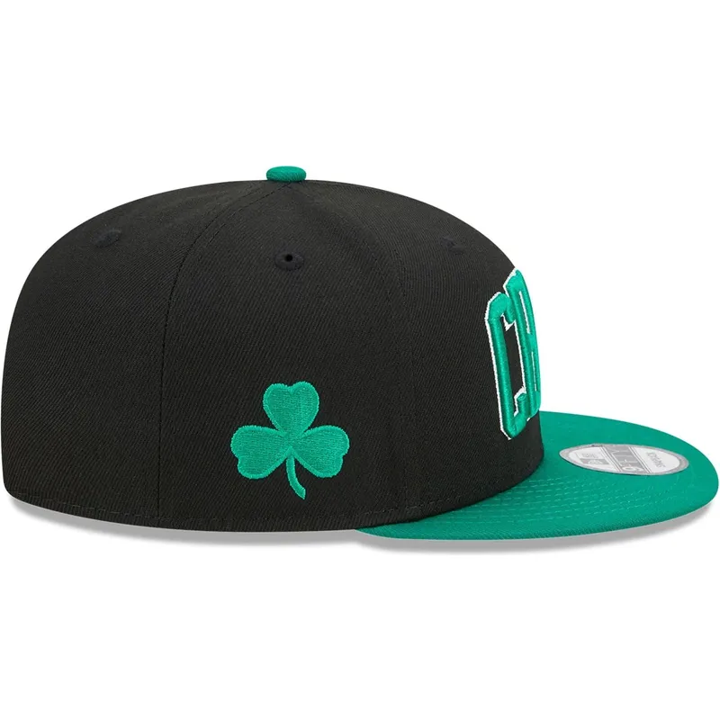 schwarze-und-grune-flache-snapback-kappe-9fifty-statement-der-boston-celtics-nba-von-new-era