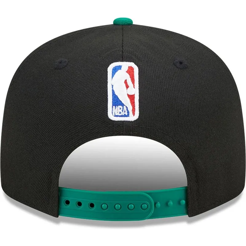 schwarze-und-grune-flache-snapback-kappe-9fifty-statement-der-boston-celtics-nba-von-new-era