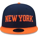 new-era-new-york-knicks-nba-9fifty-statement-navybla-og-orange-snapback-flad-kasket
