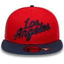 casquette-plate-rouge-et-bleue-marine-snapback-9fifty-statement-los-angeles-clippers-nba-new-era