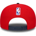 casquette-plate-rouge-et-bleue-marine-snapback-9fifty-statement-los-angeles-clippers-nba-new-era