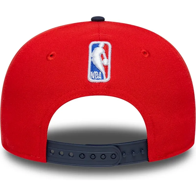 shapka-ploska-chervena-snapbek-9fifty-statement-na-los-angeles-clippers-nba-ot-new-era